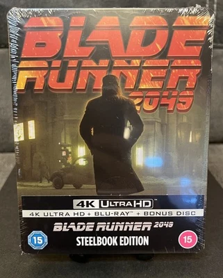 Blade Runner 2049 4K SteelBook UHD Blu-ray (UK)[2017] No Dent - Ships Next Day - Image 1 of 4