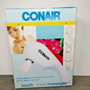Accesorios de masajeador con cable Conair Body Benefits Touch 'N Tone 2 velocidades usado en excelente estado - Imagen 1 de 3