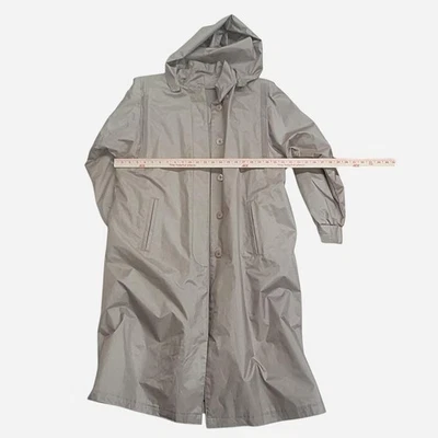 Vintage Fleet Street Quilted Raincoat – Beige – Size 12 – Windbreaker – Minimali - Image 1 of 4