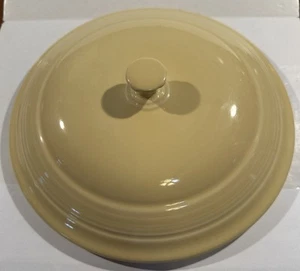 Fiesta ware Coperchio Casseruola Giallo 9,25" Vintage Giallo Pallido - Foto 1 di 9