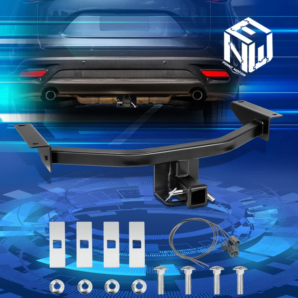 For 16-23 Mazda CX-9 2" Class-3 Trailer Towing Hitch Receiver Replacement w/Pin - Image 1 of 4