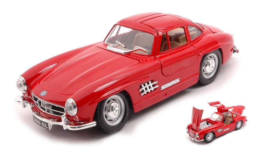 MERCEDES 300 SL 1954 RED 1:24 - Immagine 1 di 1