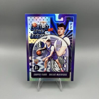 2025-26 Topps Cooper Flagg Novato Stock Limitado Leyendas Mavericks RC #LST-1 Foto 1 de 2