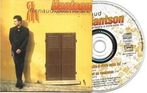 CD CARTONNE CARDSLEEVE 2 TITRES RENAUD HANTSON APPRENDRE A VIVRE SANS TOI 1994 - Imagen 1 de 2