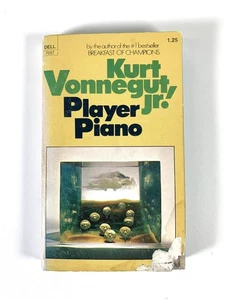 Player Piano Kurt Vonnegut Jr. (1974, Paperback) Dell Vintage Water Damage - Picture 1 of 7