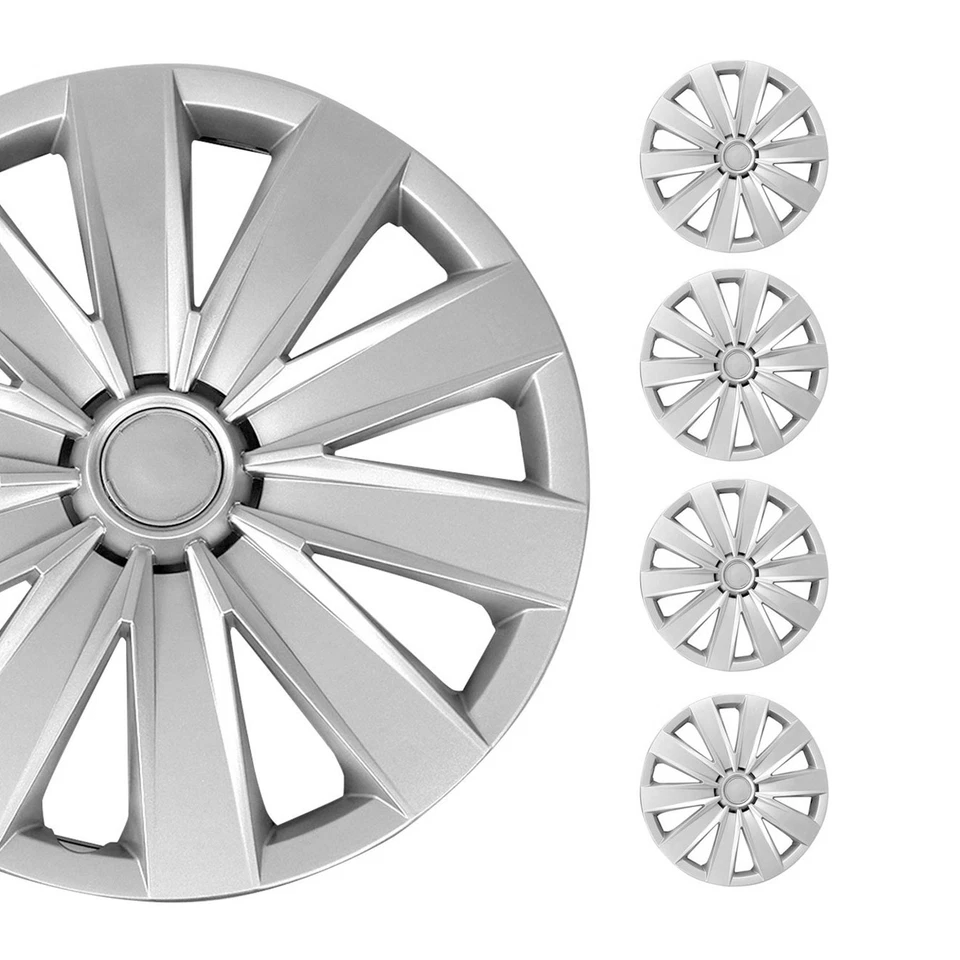 16" Wheel Covers Hubcaps 4Pcs for Lexus Silver Gray - Image 1 of 4