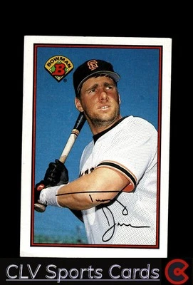 Baseball sports Bowman Tracy Jones San Francisco Giants Near Mint or Better - Image 1 of 2