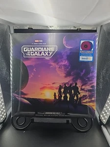 Guardians Of The Galaxy Vol 3 Purple And Blue Vinyl 2LP SEALED Walmart Exclusive - Picture 1 of 4