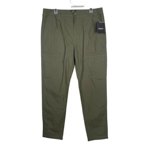 DKNY NWT Olive Green Chino Straight Leg Cargo Pants Men's SZ 34 - Picture 1 of 9
