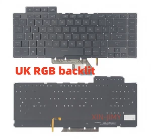 UK RGB Backlit Keyboard For ASUS ROG ZEPHYRUS M15 GU502LU GU502LV GU502LW - Picture 1 of 4