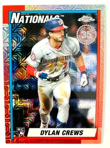 2025 Topps Series 1 Silver Packs Dylan Crews MOJO Refractor RC #44 Topps Chrome! - Picture 1 of 3