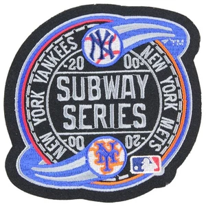 2000 Subway Series MLB World New York Mets Yankees Sleeve Jersey Patch Logo - Picture 1 of 2