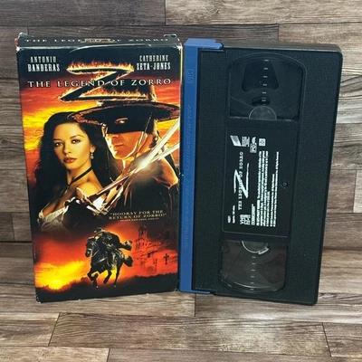 The Legend of Zorro VHS Used Action Antonio Banderas Catherine Zeta Jones Foto 1 de 4