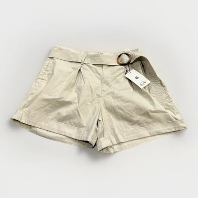 Gloria Vanderbilt Womens Stonewood Vacation Shorts Belted High Waist 18W NWT NEW - Image 1 of 4