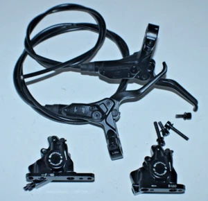 Promax F1 Hydraulic Disc Brake Set Front Rear 34mm Flat Mount Gravel Ships USA:) - Picture 1 of 14