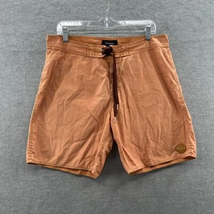 brixton mens orange Swim Trunks size 32 Orange drawstring pocket - Picture 1 of 8