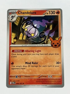 Pokémon TCG Halloween Trick Or Trade 2024 Chandelure #38/167 Regular Rare - Picture 1 of 1