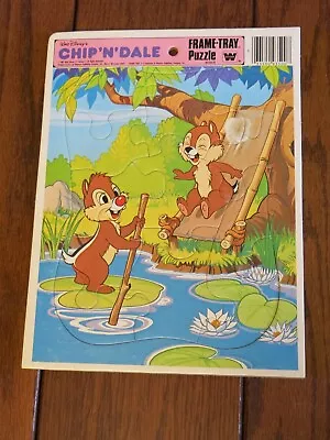 Vintage 1981 Walt Disney's Chip 'N' Dale Whitman Frame-Tray Puzzle #4510A-33 - Image 1 of 2