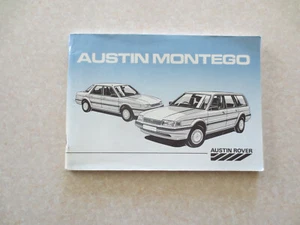 Original 1986 Austin Montego automobile owner's manual - Picture 1 of 12