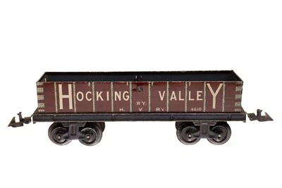 AC4300: Vintage Bing American 0 Gauge " Hocking Valley" Goods Wagon Cat.525/711 - Image 1 of 4