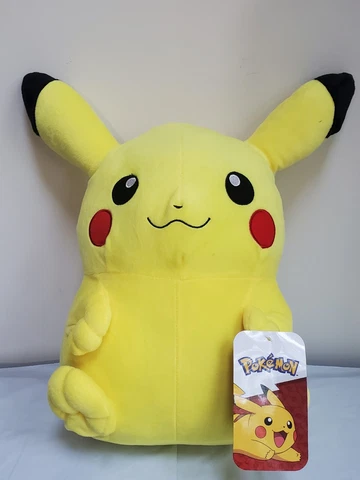 Official Licensed Pokemon Pikachu Plush Stuffed Toy Kids Large 14" Authentic New Cover
