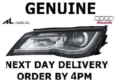 Faro bi-xenón lado del pasajero izquierdo original Audi A7 S7 2010-2018 Foto 1 de 2