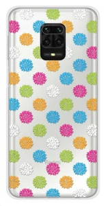 Coque en silicone imprimée compatible Xiaomi Redmi Note 9S Floral - Picture 1 of 3