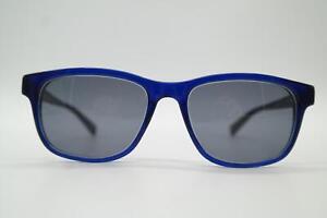 Nike 5519 Azul Plata Negro Ovalada Gafas de Sol Sunglasses Gafas Nuevo