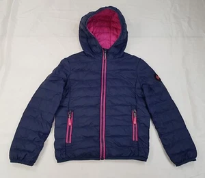 SURFANIC KIDS 6 YEARS GIRLS NAVY QUILTED DOWN FILLED PUFFER WINTER JACKET COAT - Picture 1 of 24