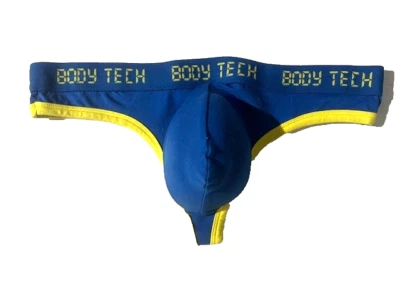Nuevo Tanga BODY TECH Para Hombres Azul Algodón Talla L Ropa Interior Internacional Hombre Foto 1 de 4