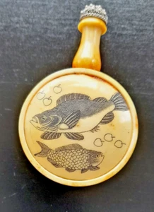 Snuff Bottle - Carved - Picture 1 of 5