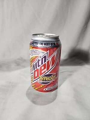 2010 Mountain Dew Typhoon Dewmocracy Full Unopened 12oz Can! Discontinued! Rare! - Image 1 of 4