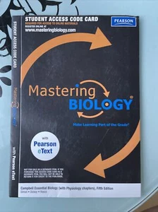 Mastering Biology with Pearson eText Fifth Edition Sealed - Picture 1 of 3