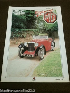 ENJOYING MG - AUG 1987 VOL 7 # 8 - Bild 1 von 1