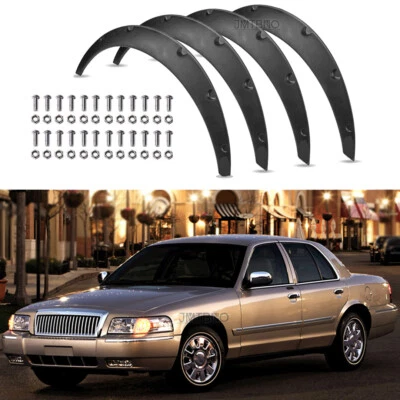 4x Kit de carrocería extra ancha para guardabarros de coche arcos de rueda para Mercury Grand Marquis Foto 1 de 4