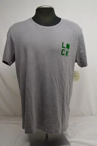 NEU LUCKY BRAND VENICE Burnout Kurzarm Herren Hemd Grau Größe Herren Large - Bild 1 von 6