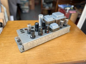 Amplificador de potencia de tubo Leslie 21H 6V6GT 1955 para altavoz Jensen F15LL - ¡Funciona! - Imagen 1 de 8