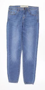 Pantalones de mezclilla ajustados para mujer Denim & Co. azul algodón talla 12 con cremallera regular - Imagen 1 de 12