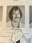 New England Whalers Multiplayer Autographed “On The Blue Line Magazine”  1976