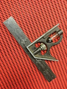 Fowler 6" Adjustable rule with 6" scale - Picture 1 of 2