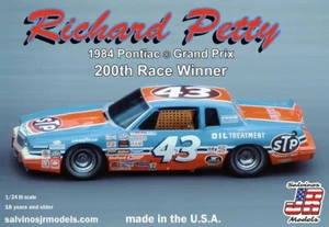 Salvinos Jr Models Richard Petty 1984 Pontiac Grand Prix 200th Race Winner Kit - Picture 1 of 1
