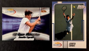 2 Card Limited lot Jennifer Capriati Tennis Cards Ace US Open 2007-2008 & Bonus - Picture 1 of 2