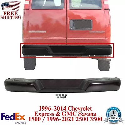 后踏板保险杠组件适用于 1996 - 2014 Express & Savana 1500 / 96-21 2500 3500 — 第 1/4 张图片