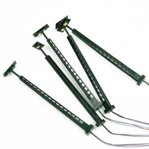 5 Stück Maßstab 1:160 Modellbeleuchtung Spur N LED Eisenbahn Zug-Lampe Poststr - Bild 1 von 12