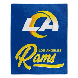 Los Angeles Rams Blanket 50x60 Raschel Signature Design - Picture 1 of 1