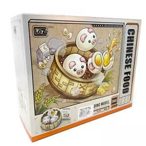 LOZ: Cantonese Dim Sum Refreshments Building Blocks [1263 - Zyu Zai Nai Wong Bao - Picture 1 of 7
