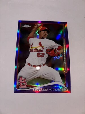 2014 Topps Chrome -  Purple Refractor #54 Carlos Martinez - Image 1 of 2