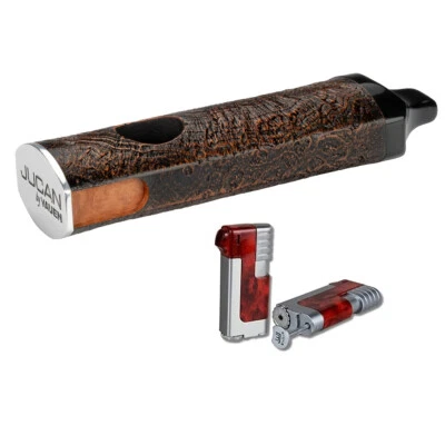 Vauen Pfeife Jucan 3 Weißpunktedition + Necuma Pfeifenfeuerzeug - Bild 1 von 4