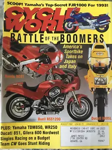 Cycle World August 1992 - Picture 1 of 3