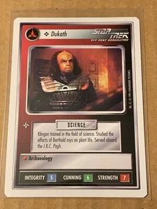 Star Trek CCG Beta WB 1995 Dukath - Picture 1 of 2